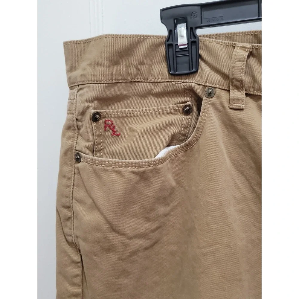 Ralph Lauren Polo 36x30 Regular/Relaxed Fit Brown 100% Cotton Chino Pant.  EUC